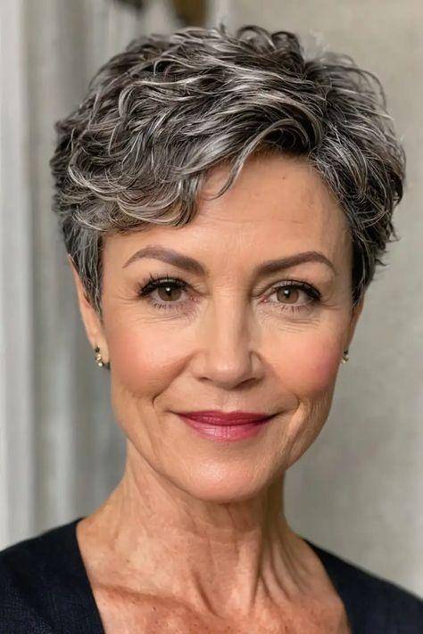 銀髮新章：解鎖成熟女性的短髮美學